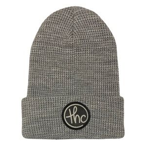 NWT Waffle Cuff Beanie Heather Gray